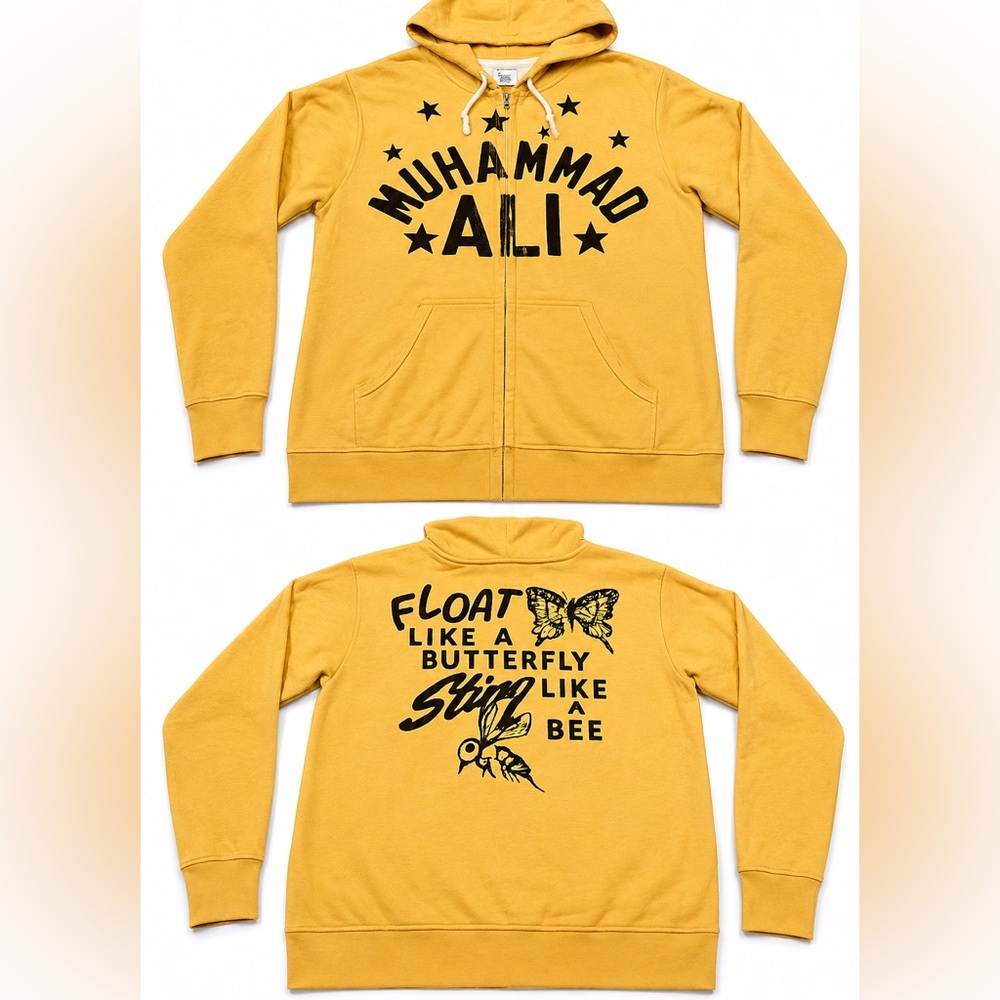 Vintage Dead Stock Roots of Fight Muhammad Ali Zip-Up Hoodie